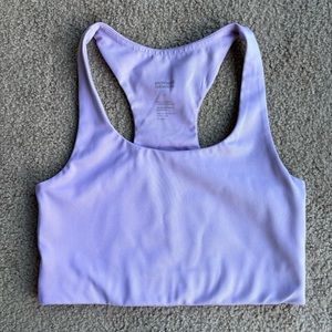 Girlfriend Collective Paloma Racerback Bra Lavender Size Small